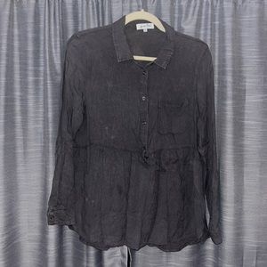 Grace & Lace grey Sadie Top sz L
